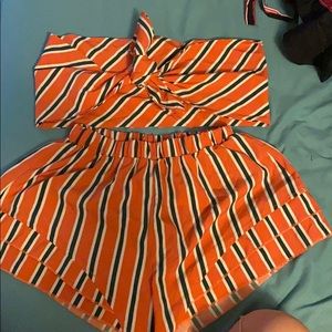 Bandeau and short set